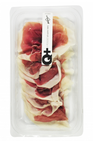 Nakrájené prosciutto crudo di Maiale Nero Il Poggio 60g Pedrazzoli