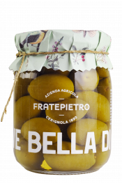 olivy zelené Bella di Cerignola 580ml Fratepietro