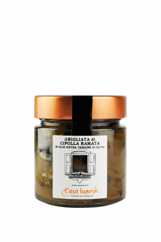 Grilovaná cibule v olivovém oleji 220g Casa Iuorio