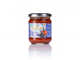 sugo z černých oliv bezlepkové 180g Sapori con Amore