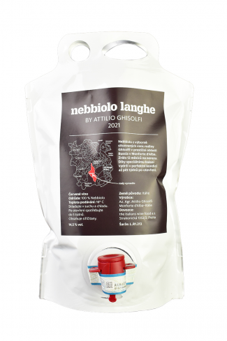 Langhe Nebbiolo DOC pouch up 1,5l Attilio Ghisolfi 2021