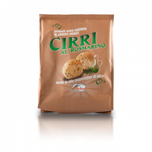 bruschetta Cirri al rosmarino 200g Valledoro